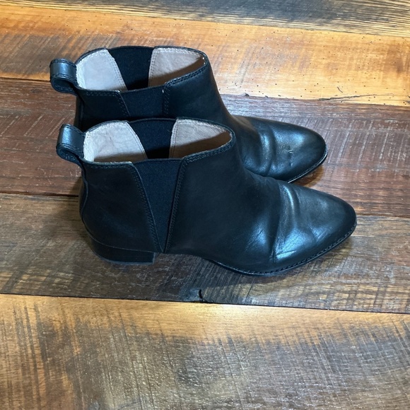 Madewell The Carina Black Leather Chelsea Boots | Women’s Size 6 - Picture 3 of 11